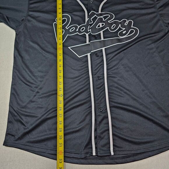 Unbranded Bad Boy Entertainment 20 Years Biggie Baseball Jersey Black Size 3XL - Picture 9 of 9